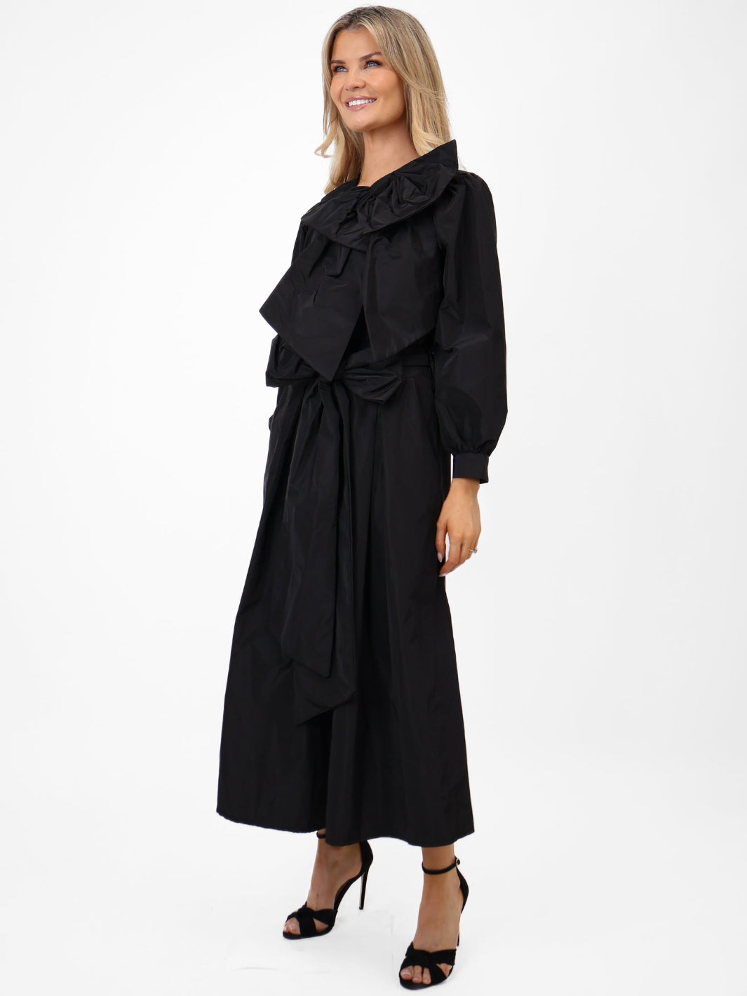 Kate & Pippa Aria Taffeta Top In Black-Kate & Pippa Autumn/Winter Ladies Clothing