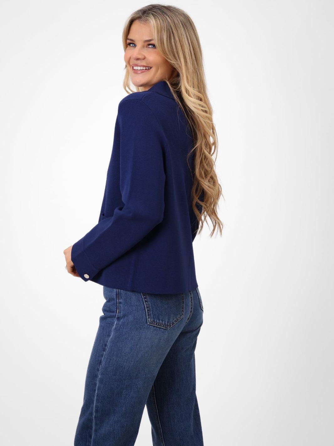 Kate & Pippa Emily Cardigan In Navy-Kate & Pippa Autumn/Winter Ladies Clothing