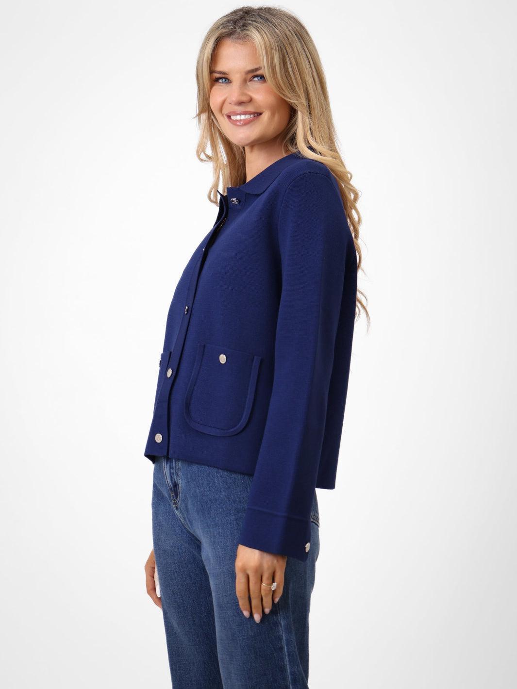 Kate & Pippa Emily Cardigan In Navy-Kate & Pippa Autumn/Winter Ladies Clothing