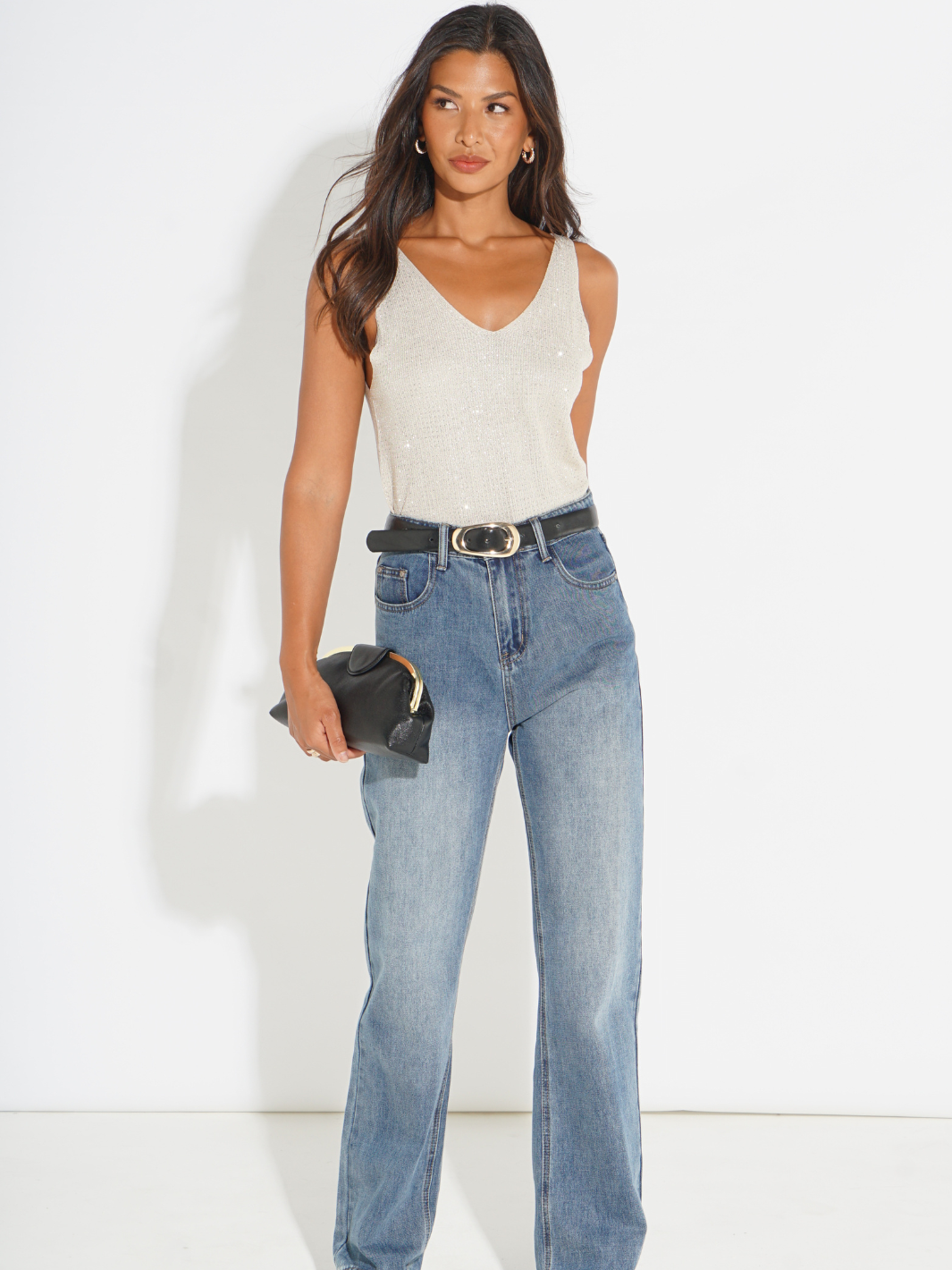 Kate & Pippa Kennedy Top In Champagne-Kate & Pippa