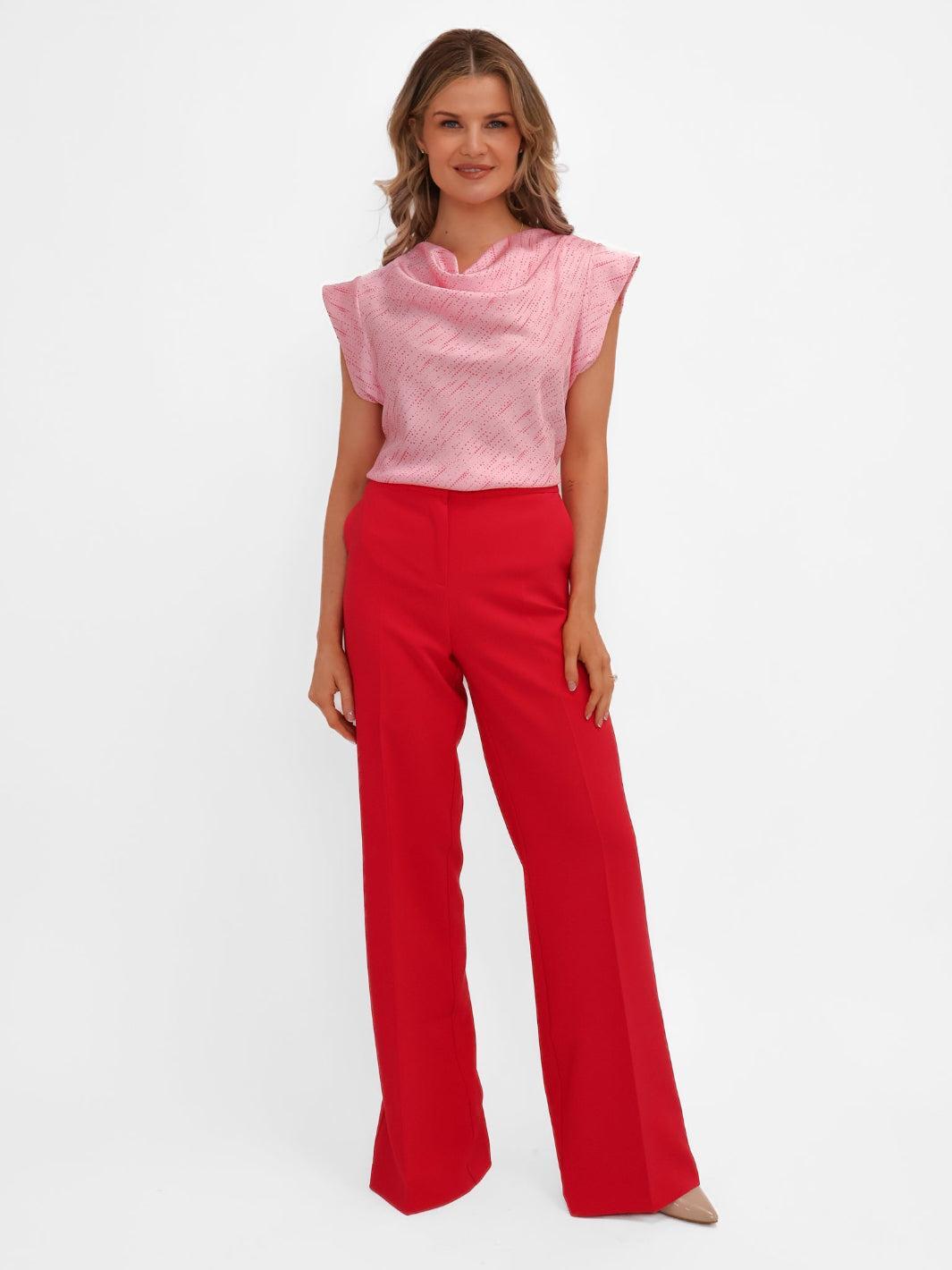 Kate & Pippa Palermo Trousers In Coral-Kate & Pippa