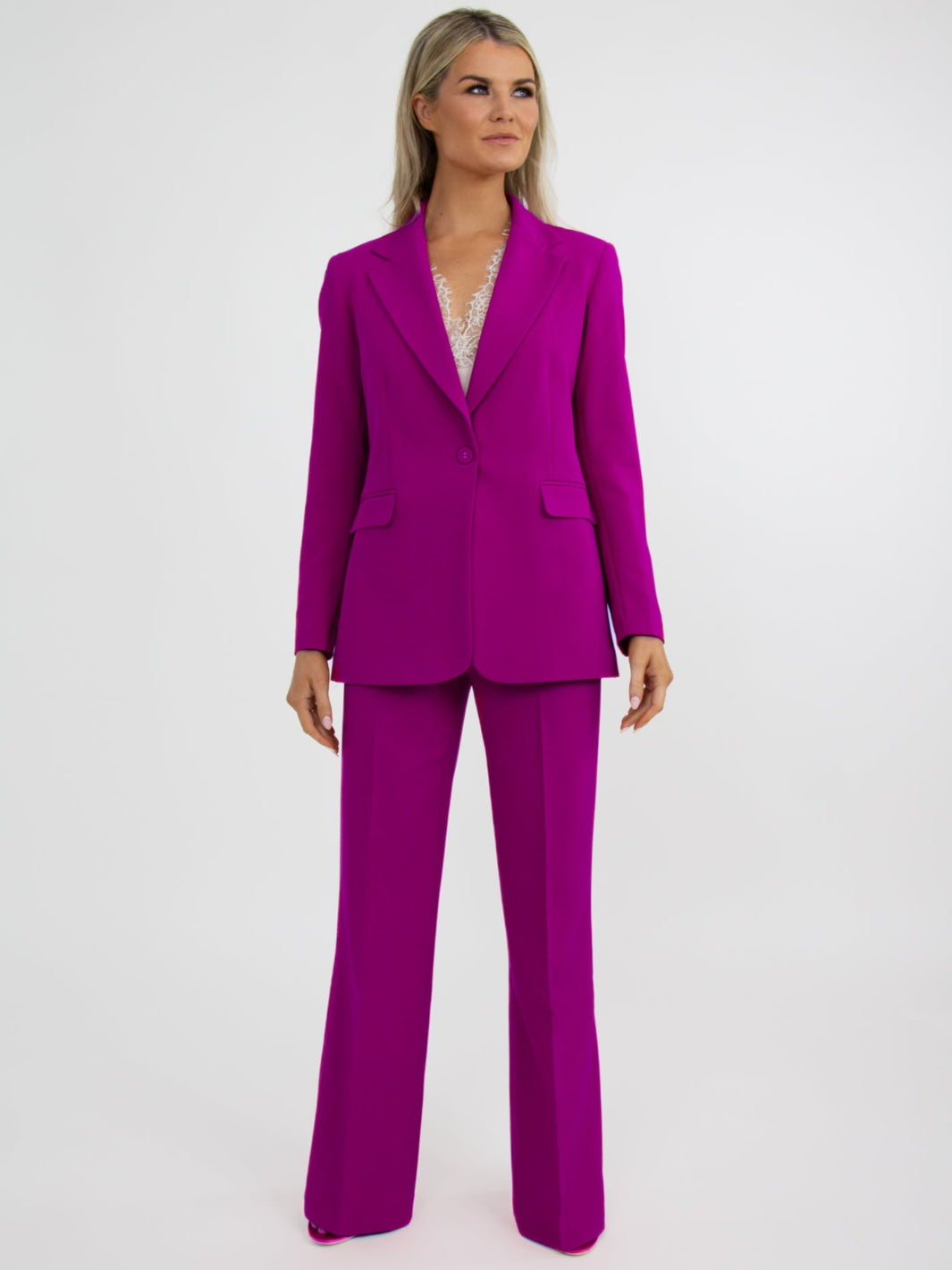 Kate & Pippa Palermo Trousers In Magenta-Kate & Pippa Autumn/Winter Ladies Clothing