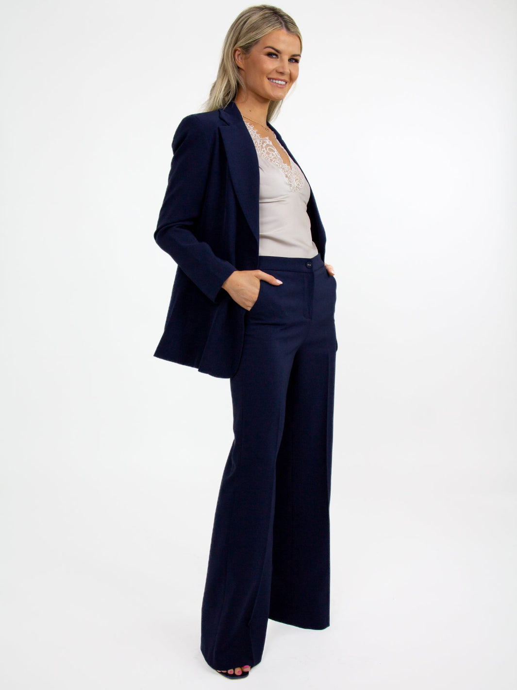 Kate & Pippa Palermo Trousers In Navy-Kate & Pippa Autumn/Winter Ladies Clothing
