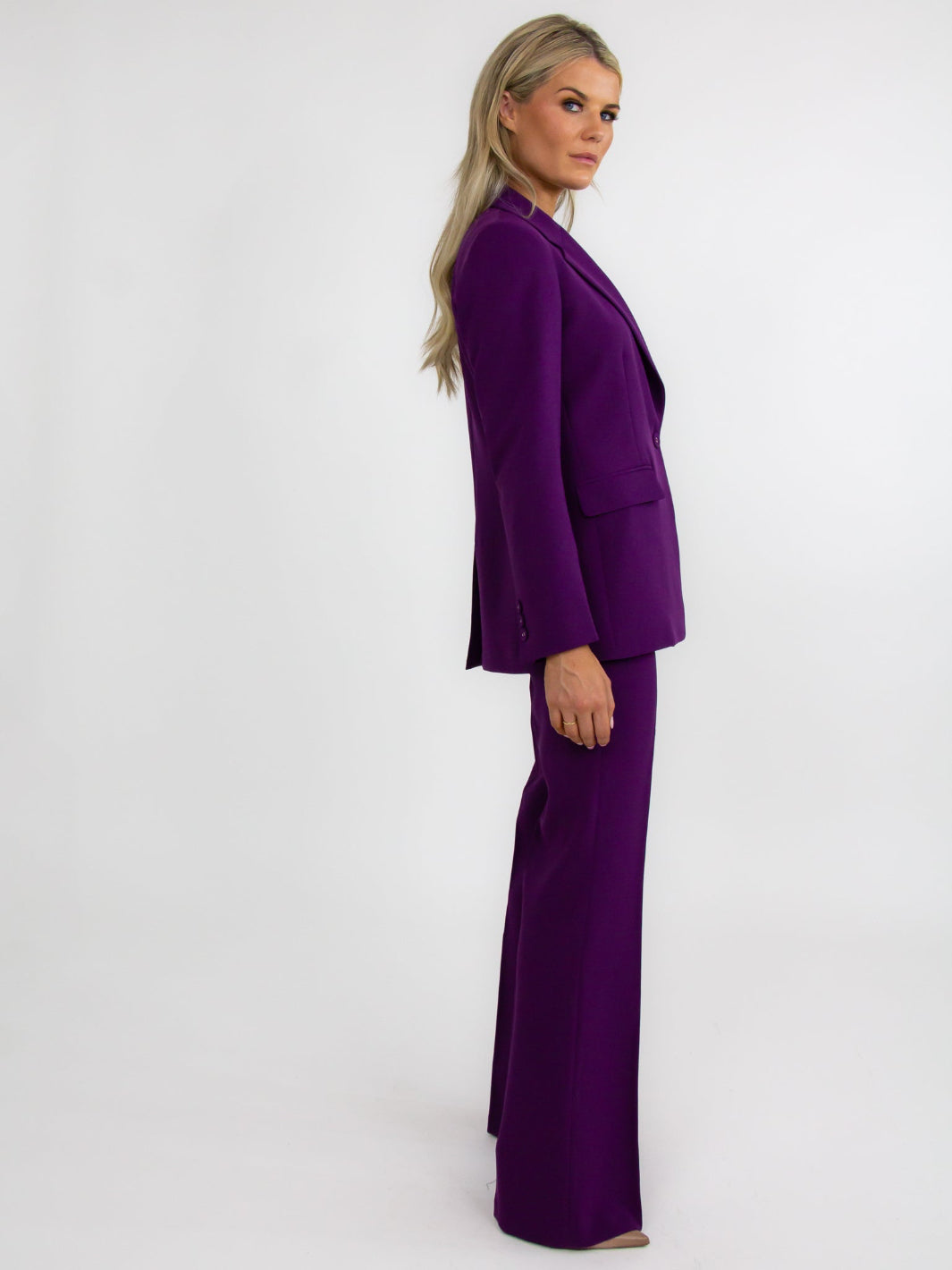 Kate & Pippa Palermo Trousers In Purple-Kate & Pippa Autumn/Winter Ladies Clothing