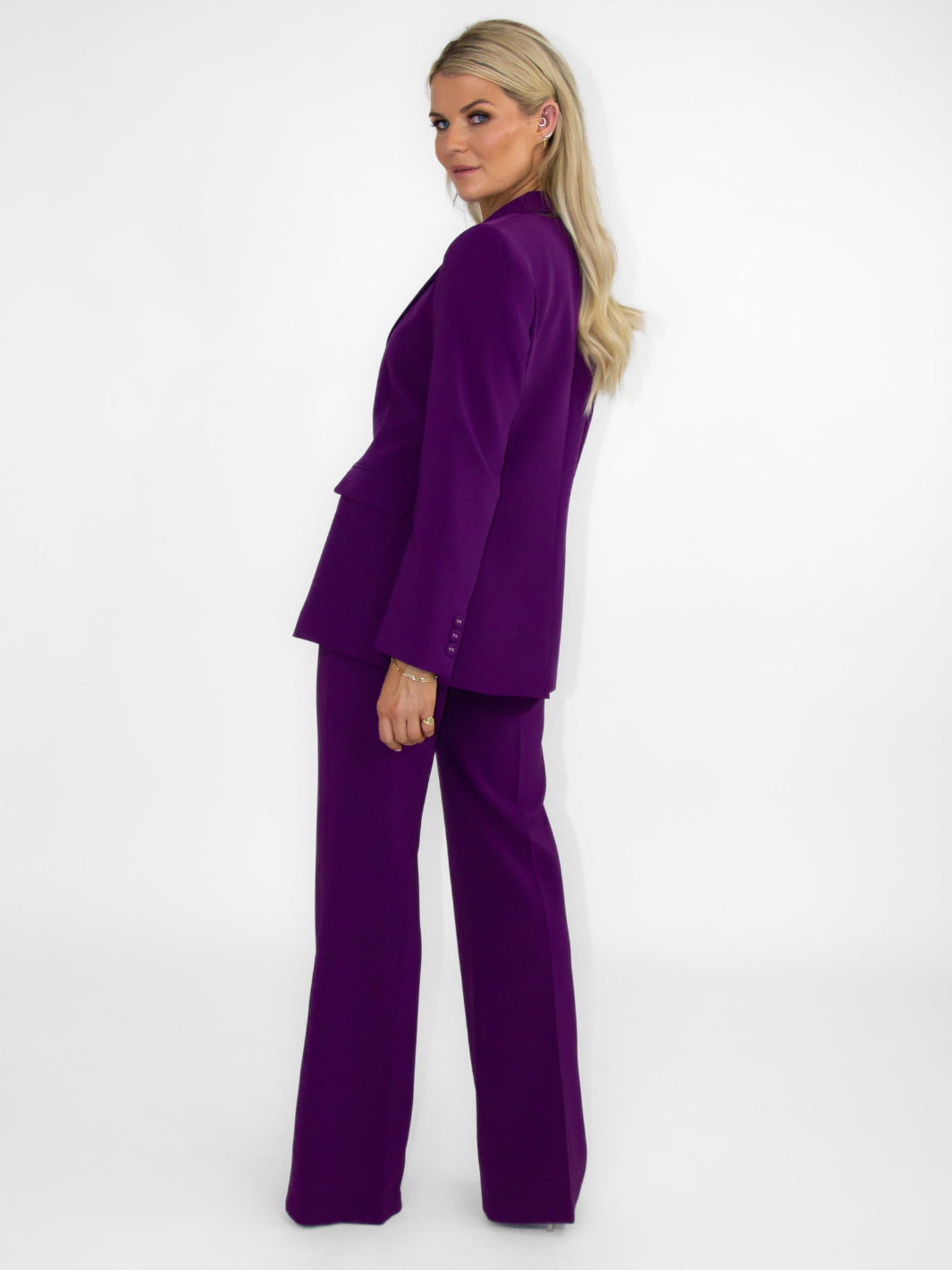 Kate & Pippa Sassari Blazer In Purple-Kate & Pippa Autumn/Winter Ladies Clothing
