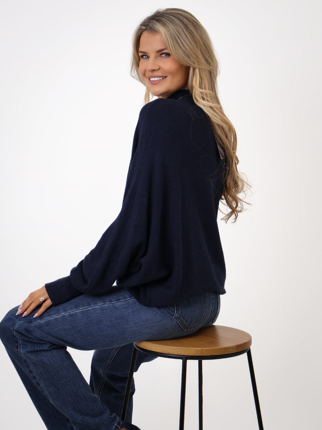 Kate & Pippa Verona Knit Jumper In Navy-Kate & Pippa Autumn/Winter Ladies Clothing