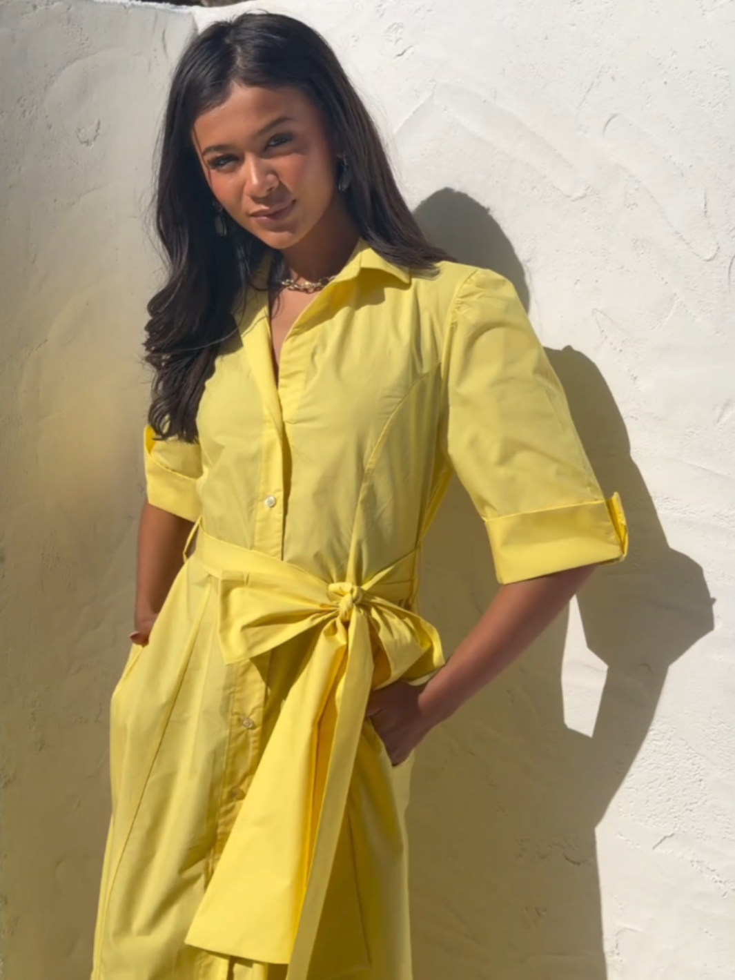 Kate & Pippa Whitney Midi Dress In Yellow-Kate & Pippa