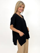 Kate & Pippa Anna Knit Jumper In Black-Kate & Pippa