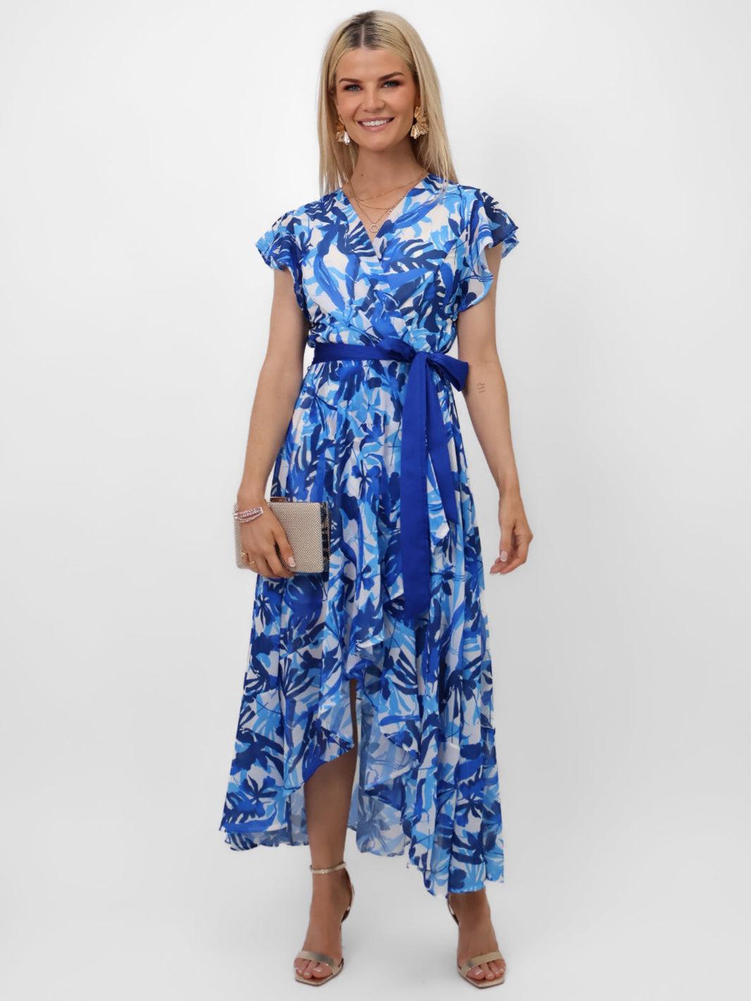 Kate & Pippa Ballerina Dress In Blue-Kate & Pippa