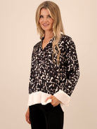 Kate & Pippa Barca Top In Black-Nicola Ross