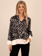 Kate & Pippa Barca Top In Black-Nicola Ross