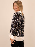 Kate & Pippa Barca Top In Black-Nicola Ross