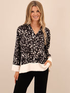 Kate & Pippa Barca Top In Black-Nicola Ross