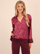 Kate & Pippa Barca Top In Pink-Nicola Ross