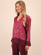 Kate & Pippa Barca Top In Pink-Nicola Ross
