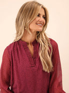 Kate & Pippa Bella Band Top In Magenta-Kate & Pippa