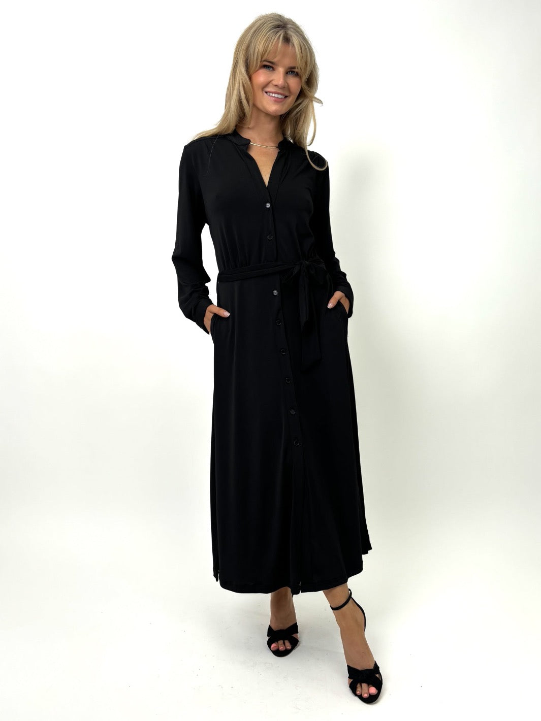 Kate & Pippa Capri Dress In Black-Kate & Pippa