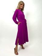 Kate & Pippa Capri Dress In Magenta-Kate & Pippa