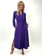 Kate & Pippa Capri Dress In Purple-Kate & Pippa