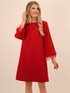 Kate & Pippa Dakota Mini Dress In Berry-Kate & Pippa