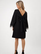 Kate & Pippa Dakota Mini Shift Dress In Black-Kate & Pippa Autumn/Winter Ladies Clothing