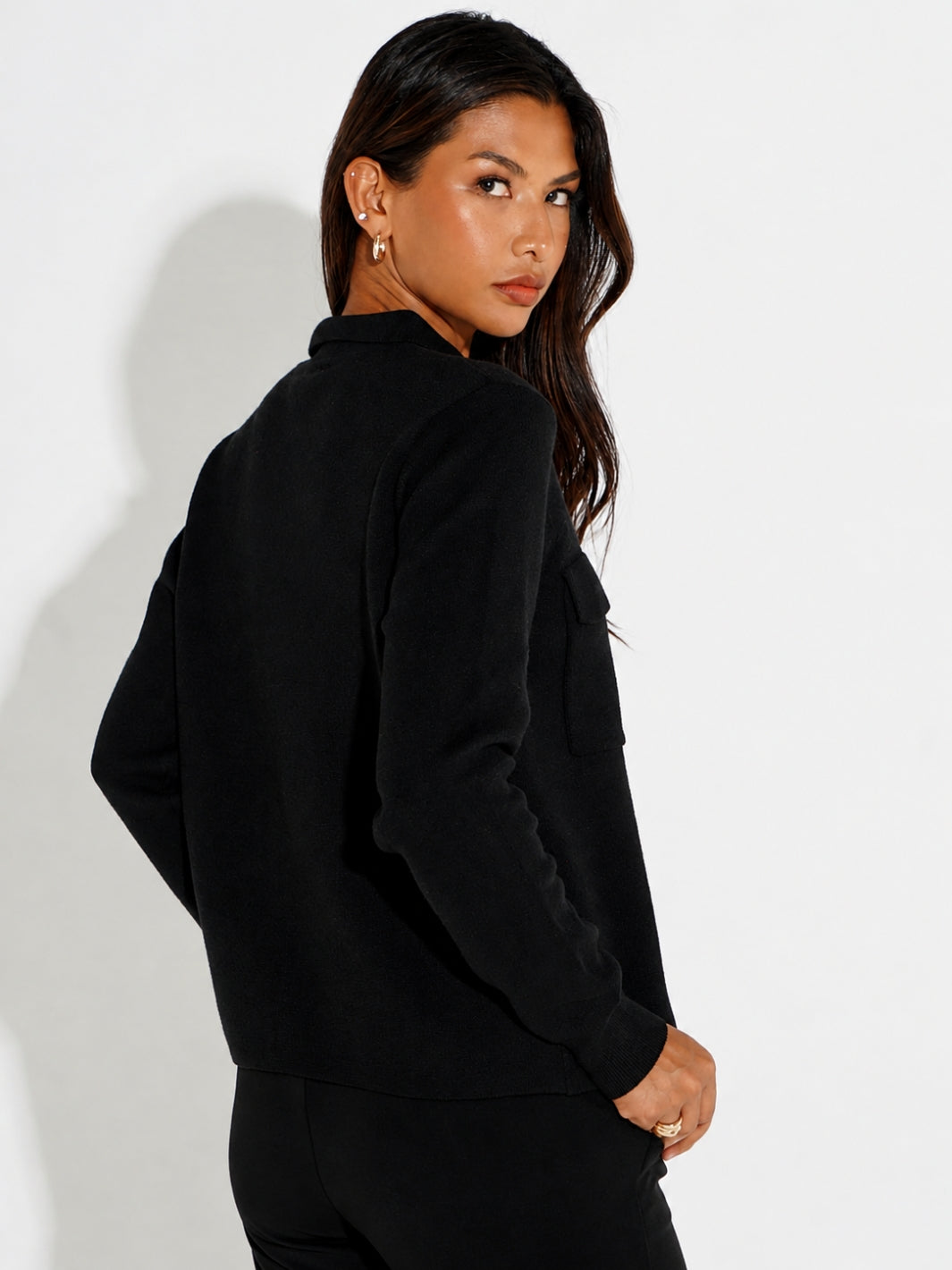 Kate & Pippa Dani Cardigan In Black-Kate & Pippa