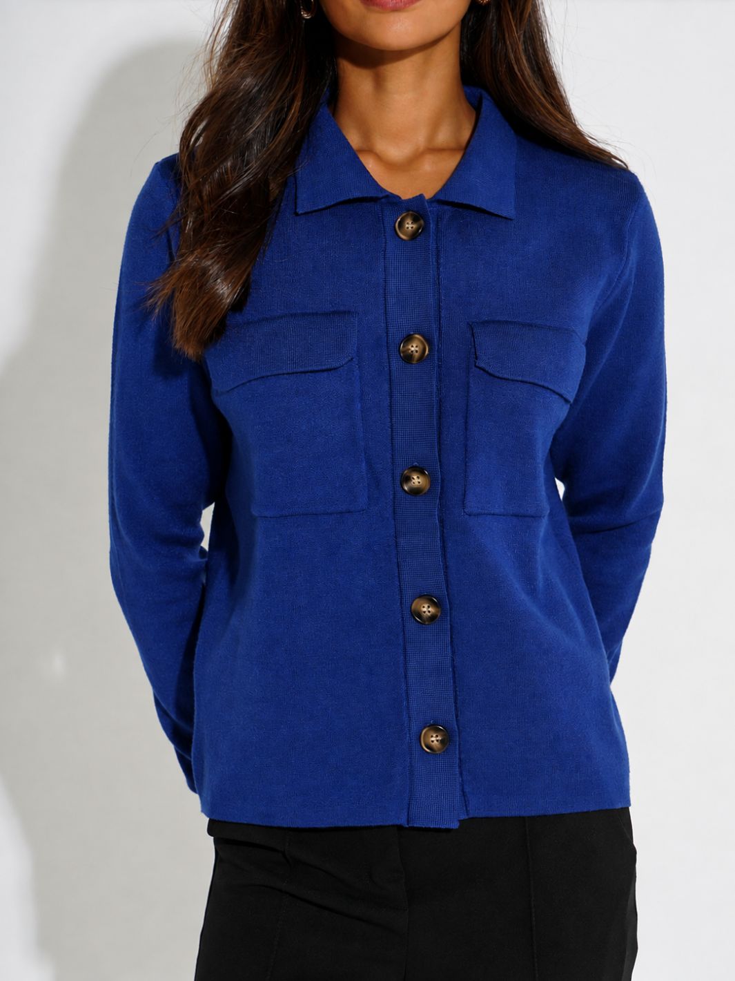 Kate & Pippa Dani Cardigan In Blue-Kate & Pippa