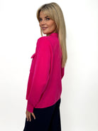 Kate & Pippa Dani Knit Cardigan In Pink-Kate & Pippa