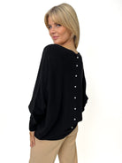 Kate & Pippa Elba Knit Jumper In Black-Kate & Pippa