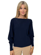 Kate & Pippa Elba Knit Jumper In Navy-Kate & Pippa