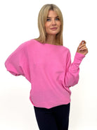 Kate & Pippa Elba Knit Jumper In Pink-Kate & Pippa