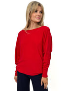 Kate & Pippa Elba Knit Jumper In Red-Kate & Pippa