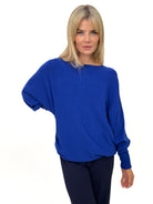 Kate & Pippa Elba Knit Jumper In Royal Blue-Kate & Pippa