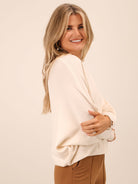 Kate & Pippa Elba Pearl Knit In Cream-Kate & Pippa