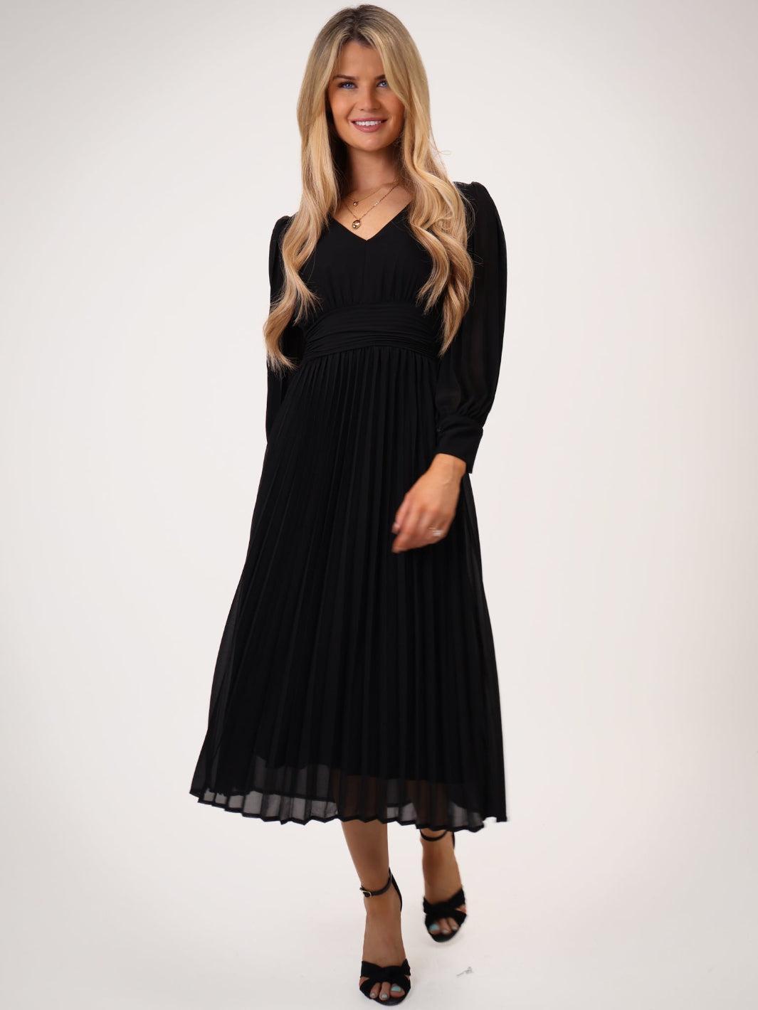 Kate & Pippa Hannah Dress In Black-Kate & Pippa Autumn/Winter Ladies Clothing