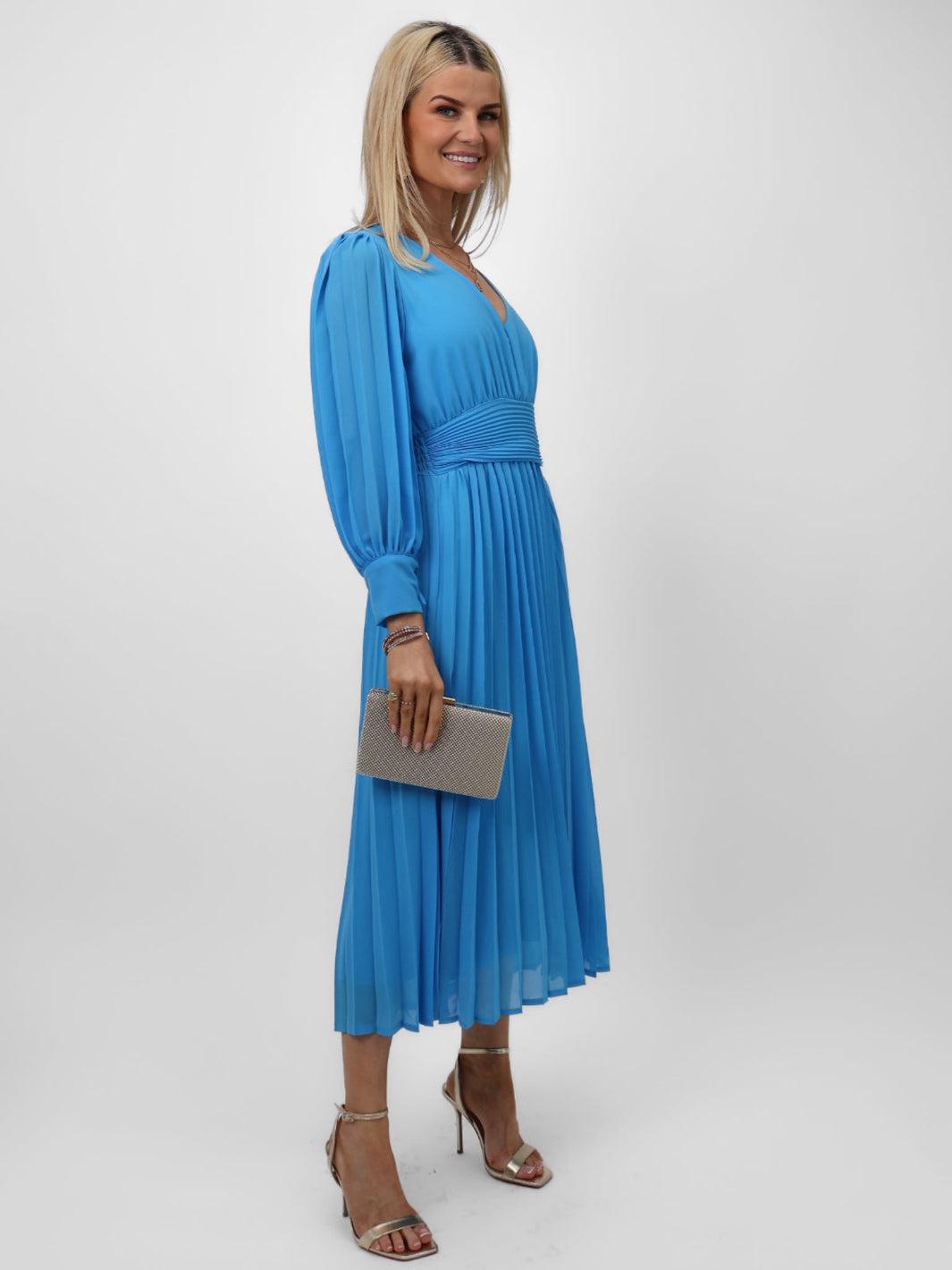 Kate & Pippa Hannah Dress In Light Blue-Kate & Pippa