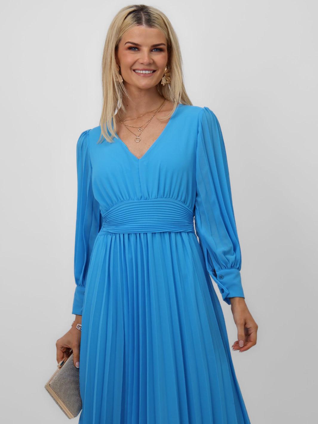 Kate & Pippa Hannah Dress In Light Blue-Kate & Pippa