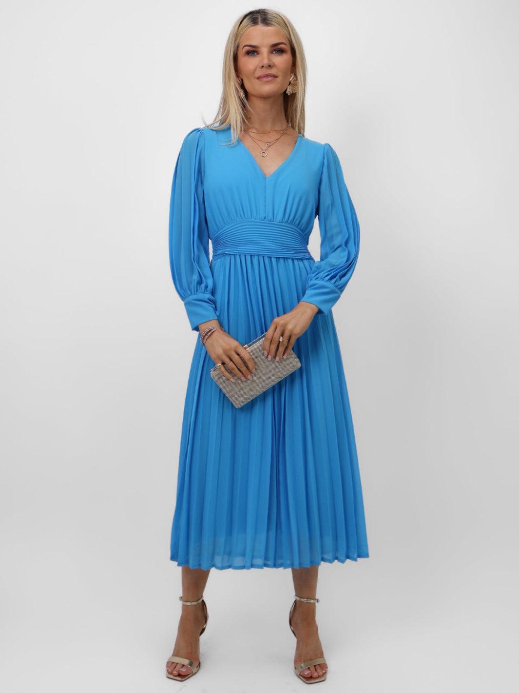 Kate & Pippa Hannah Dress In Light Blue-Kate & Pippa