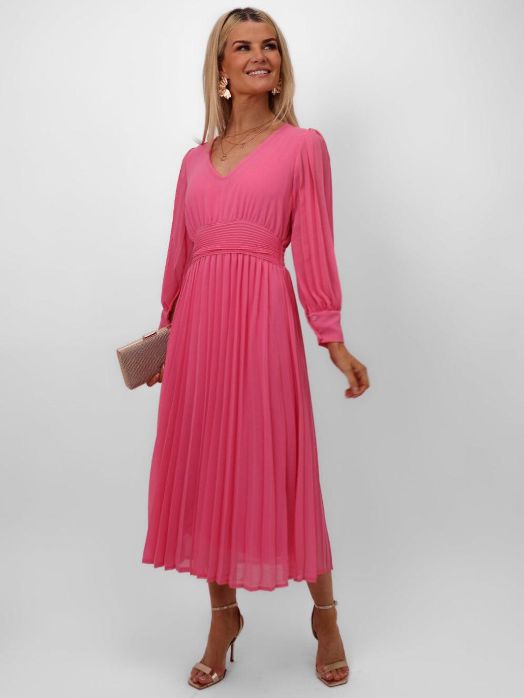 Kate & Pippa Hannah Dress In Light Pink-Kate & Pippa