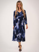 Kate & Pippa Hannah Dress In Navy Print-Kate & Pippa Autumn/Winter Ladies Clothing