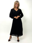 Kate & Pippa Hannah Midi Dress In Black-Kate & Pippa