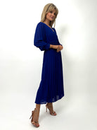 Kate & Pippa Hannah Midi Dress In Blue-Kate & Pippa