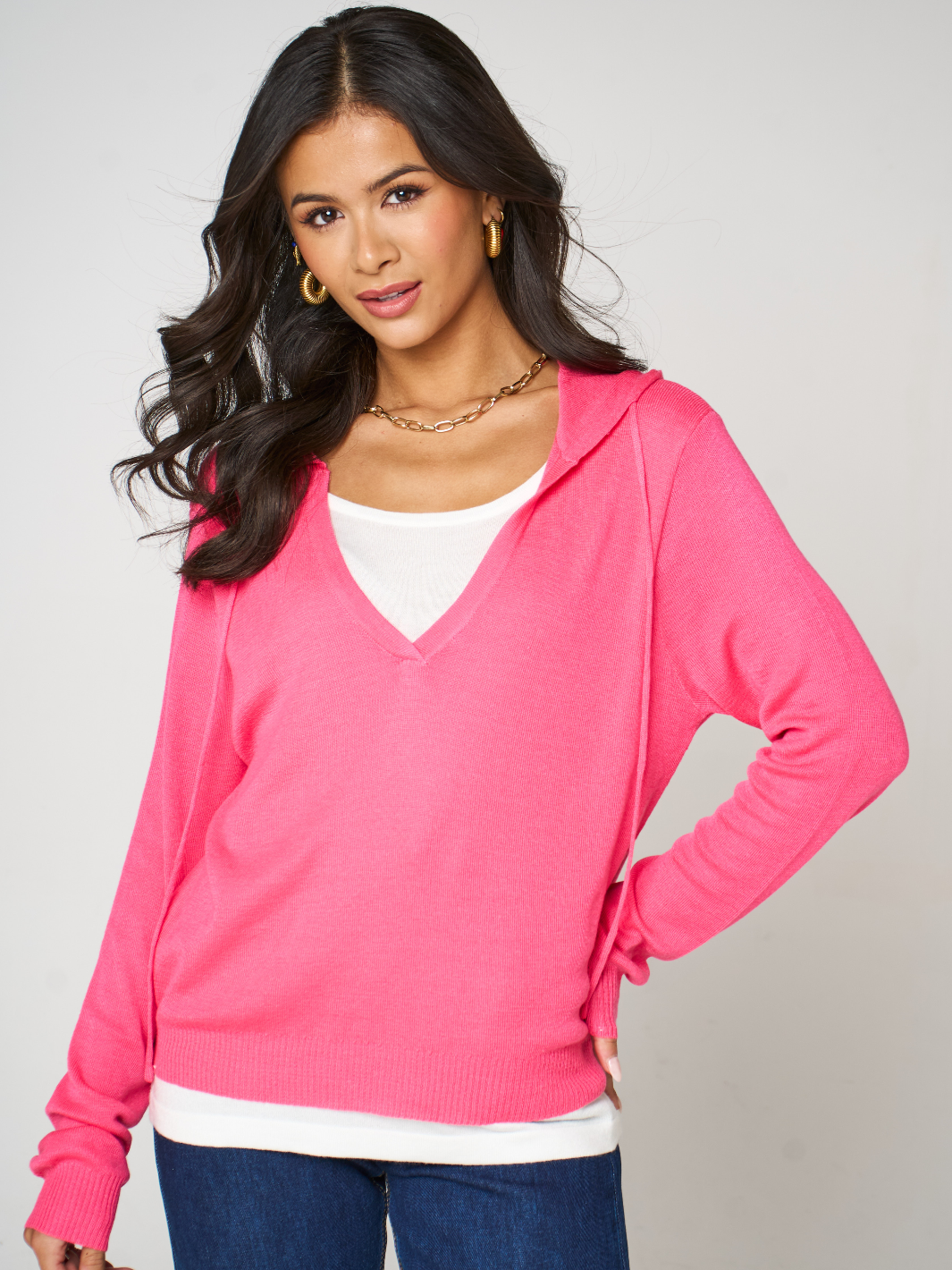 Kate & Pippa Juno Jumper In Pink-Kate & Pippa