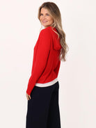 Kate & Pippa Juno Jumper In Red-Kate & Pippa