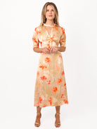 Kate & Pippa Kimber Midi Dress in Champagne-Kate & Pippa