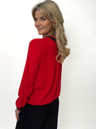 Kate & Pippa Kira Top In Red-Kate & Pippa