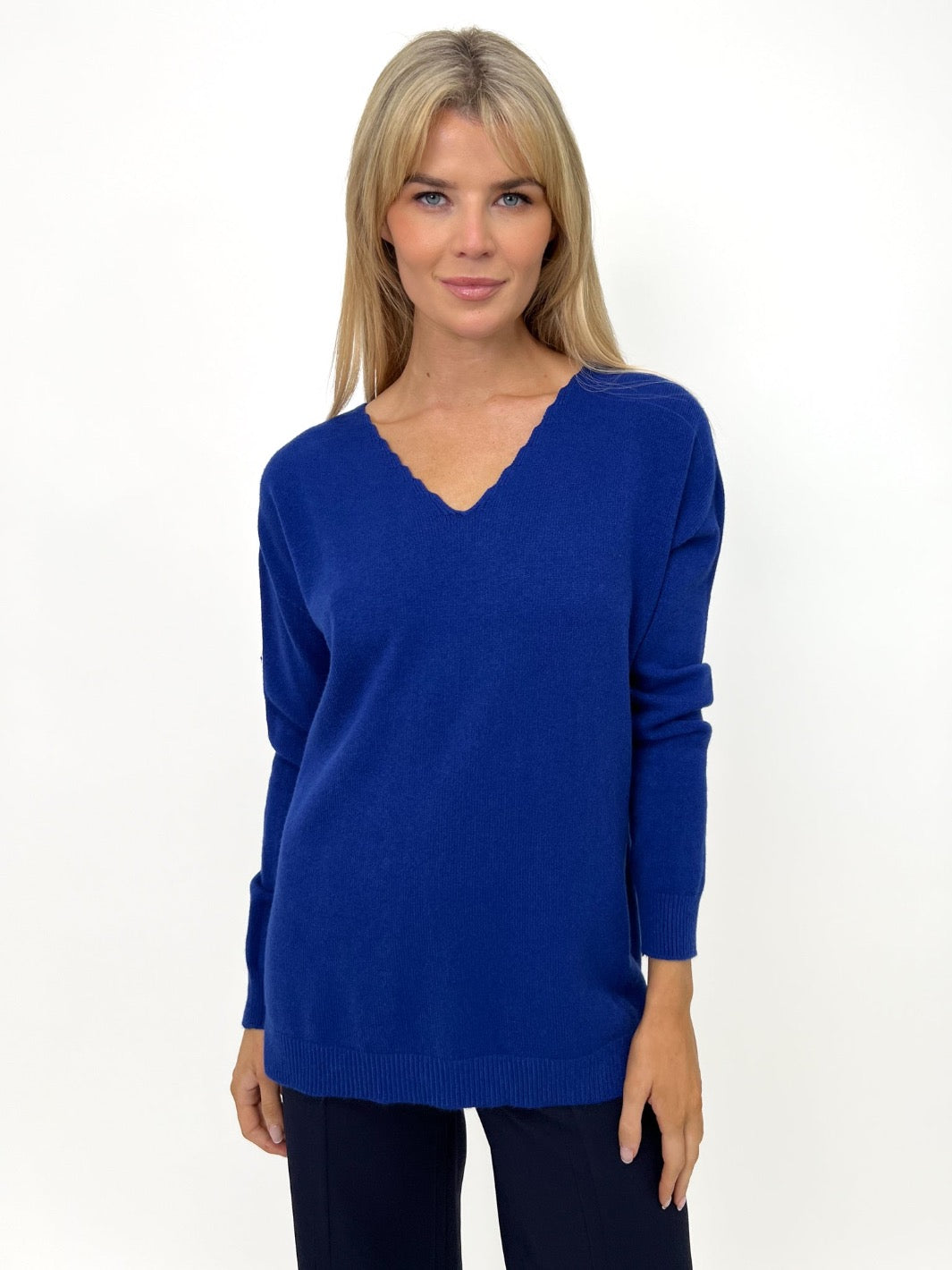 Kate & Pippa Marmi Knit Jumper In Blue-Kate & Pippa