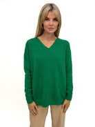 Kate & Pippa Marmi Knit Jumper In Forest Green-Kate & Pippa