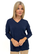 Kate & Pippa Marmi Knit Jumper In Navy-Kate & Pippa