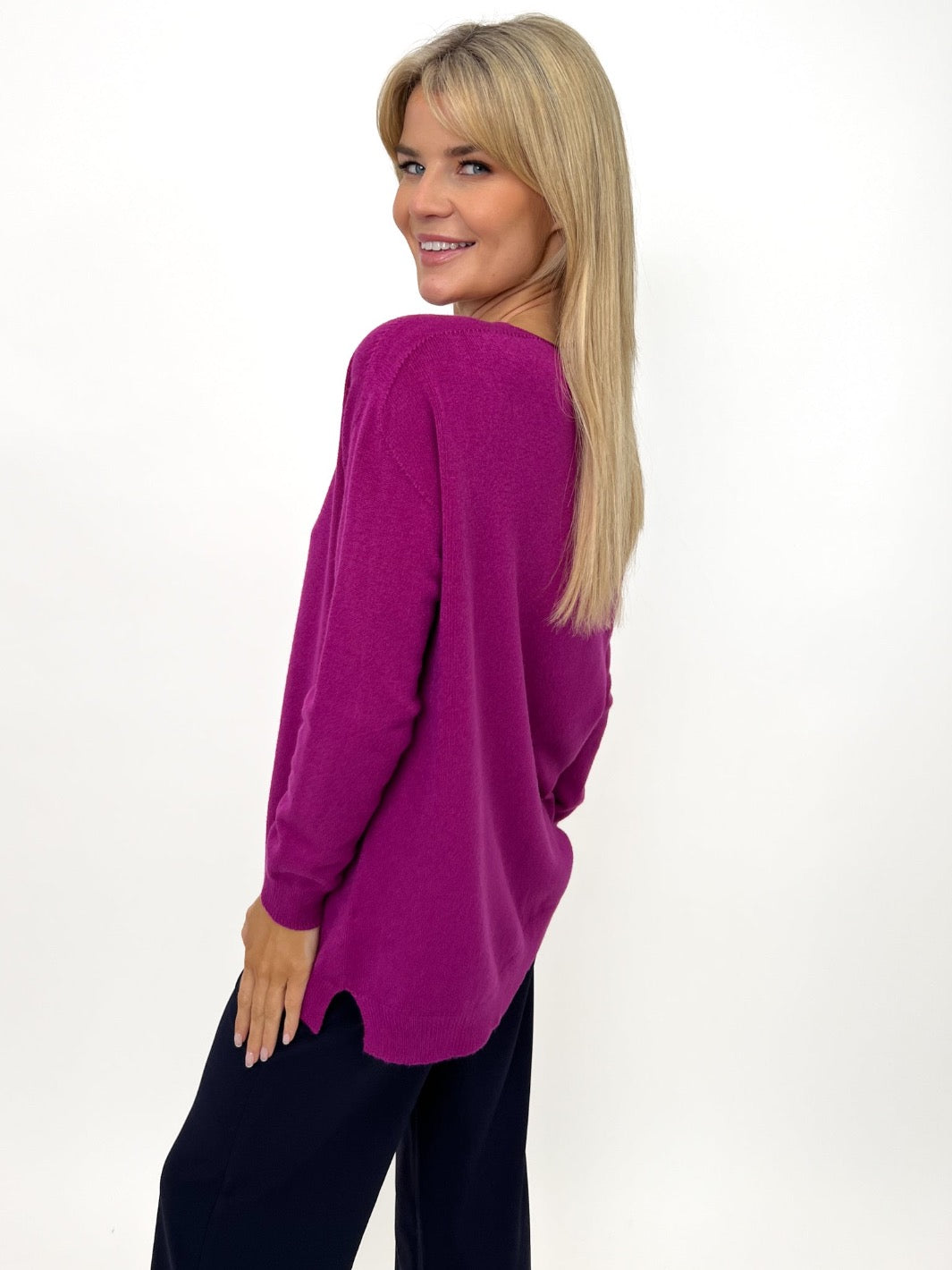 Kate Pippa Marmi Knit Jumper In Plum